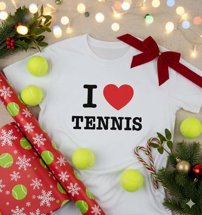 I Love Tennis T-Shirt - Golden Slam Tennis Apparel