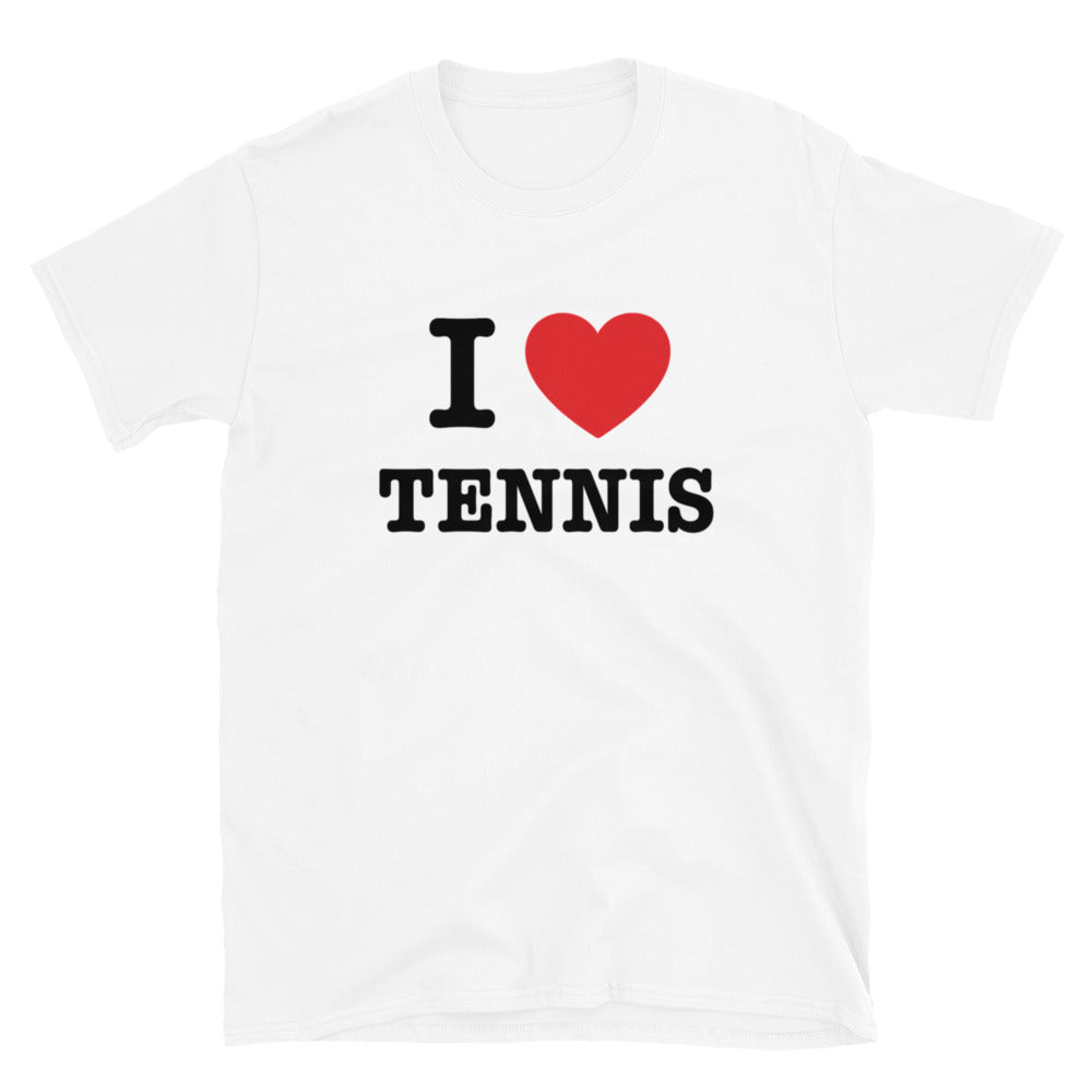 I Love Tennis T-Shirt - Golden Slam Tennis Apparel