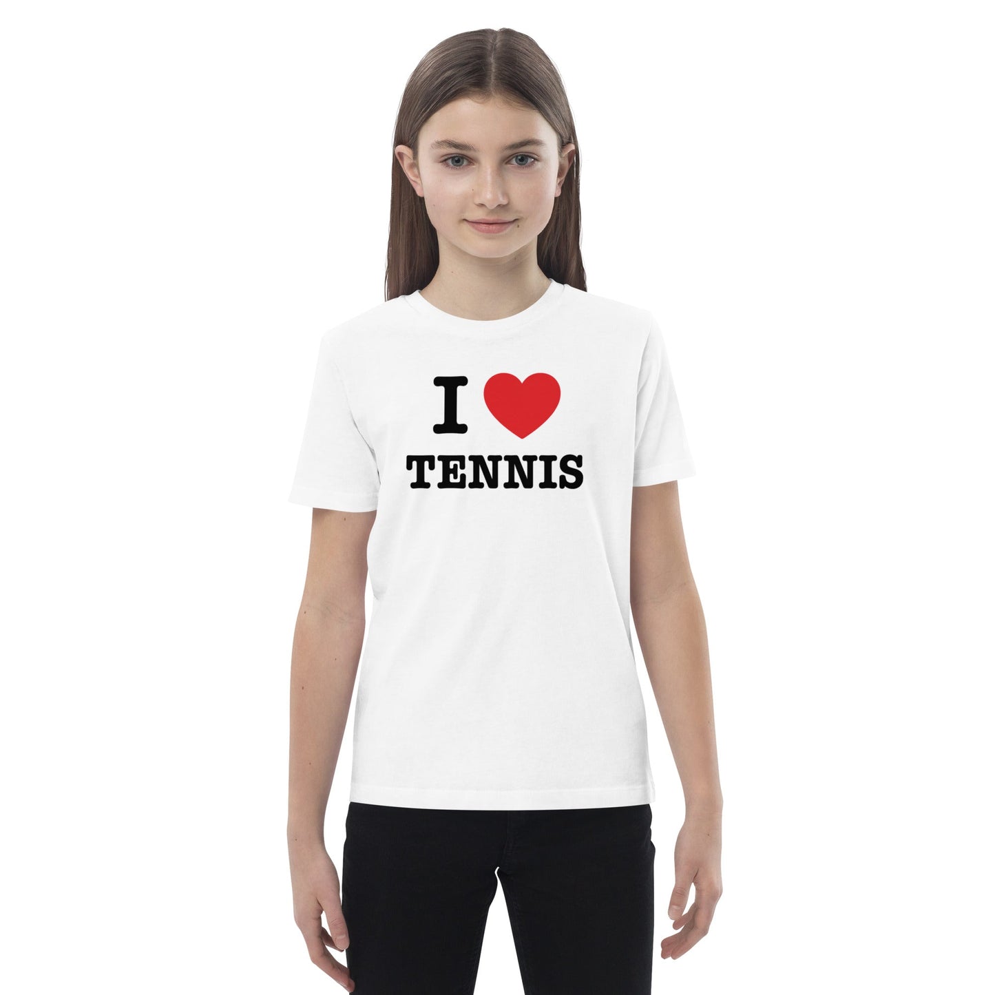 I Love Tennis t-shirt kids - Golden Slam Tennis Apparel