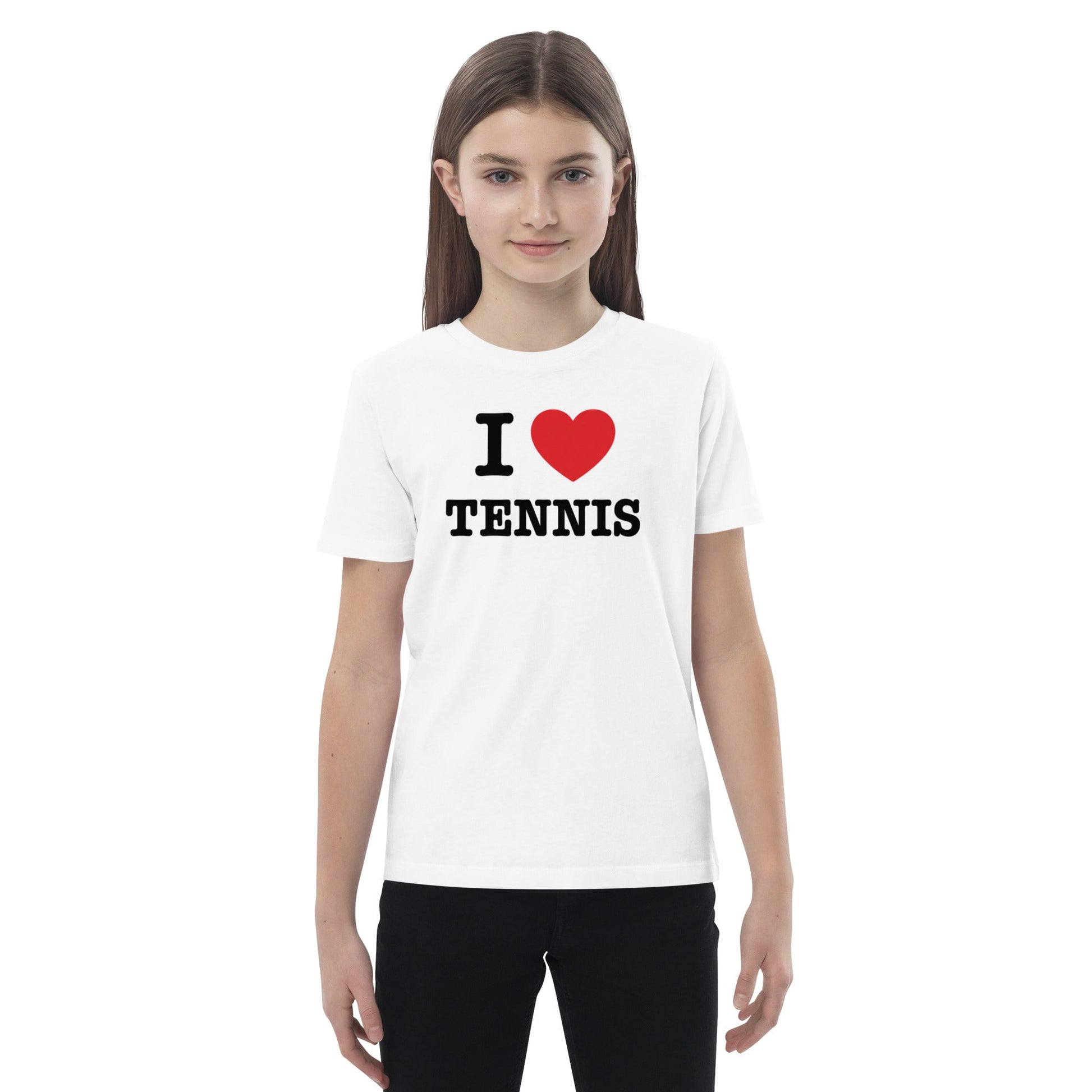 I Love Tennis t-shirt kids - Golden Slam Tennis Apparel