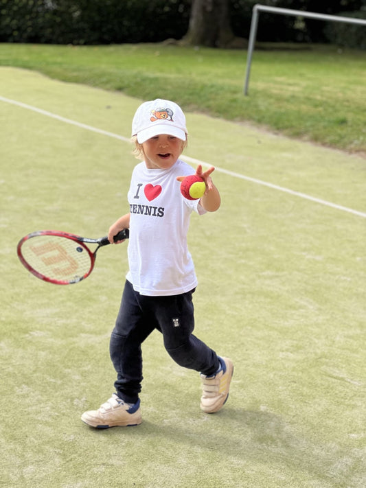 I Love Tennis t-shirt toddler - Golden Slam Tennis Apparel