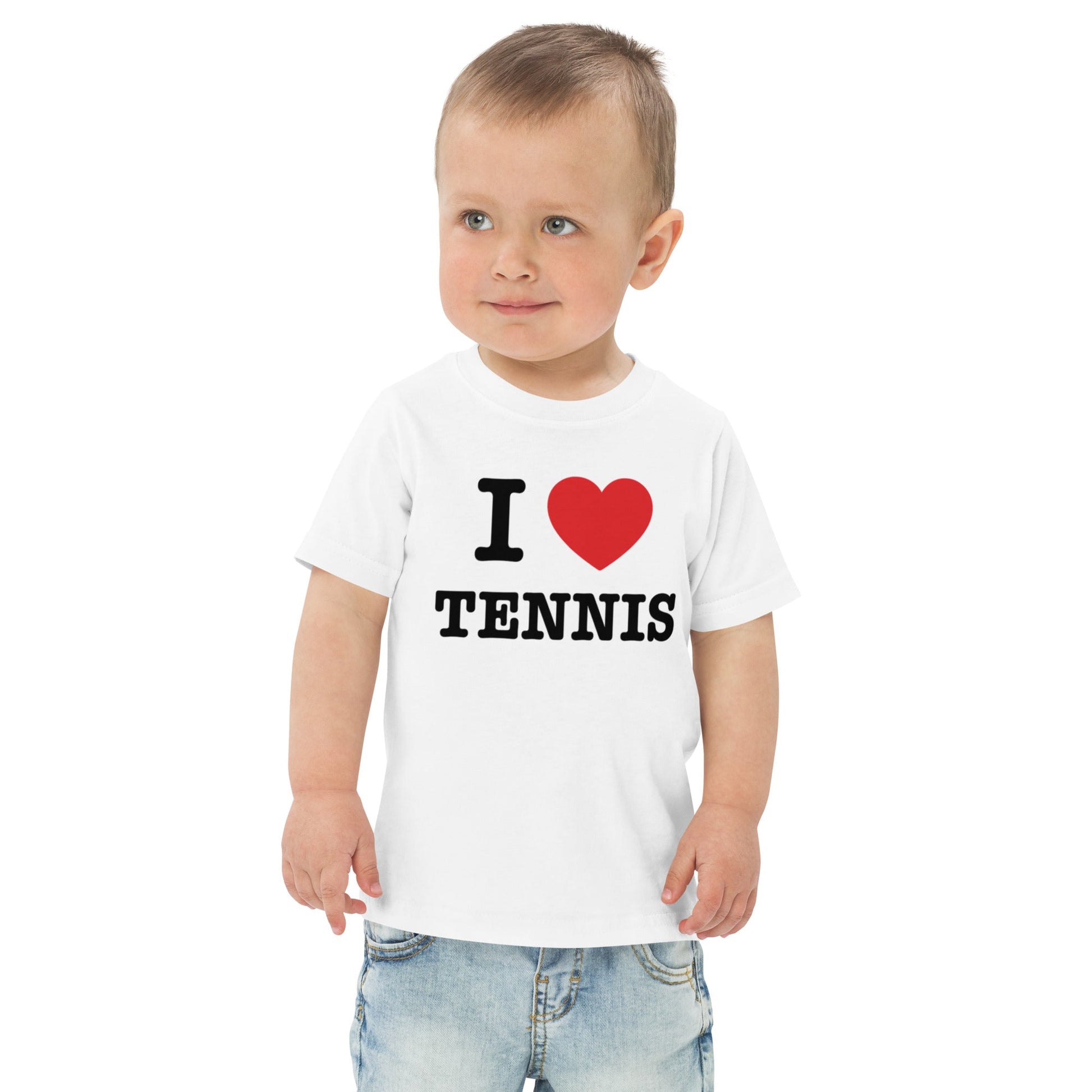 I Love Tennis t-shirt toddler - Golden Slam Tennis Apparel