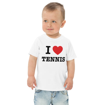 I Love Tennis t-shirt toddler - Golden Slam Tennis Apparel