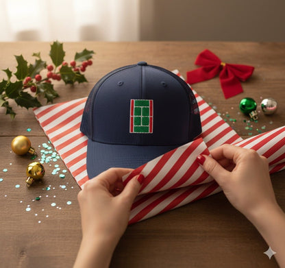 ITALY Tennis Trucker Cap - Golden Slam Tennis Apparel