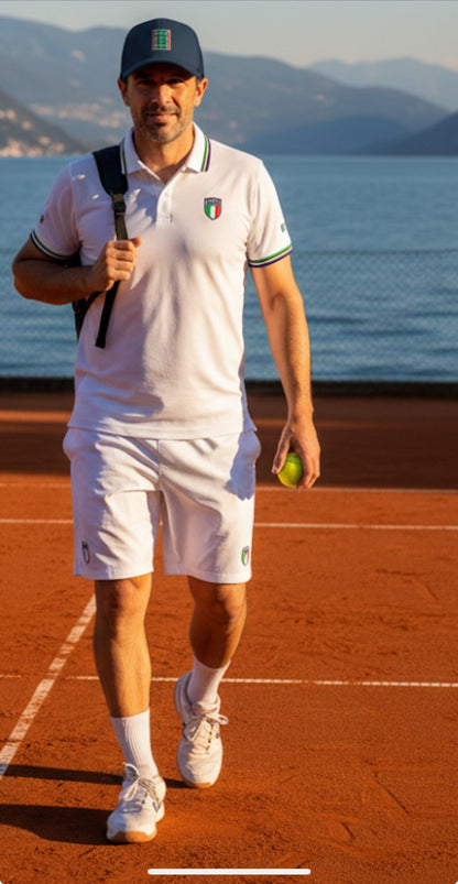 ITALY Tennis Trucker Cap - Golden Slam Tennis Apparel