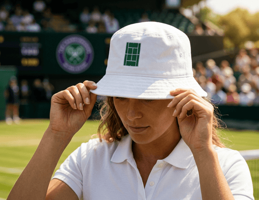 LONDON Organic tennis bucket hat - Golden Slam Tennis Apparel