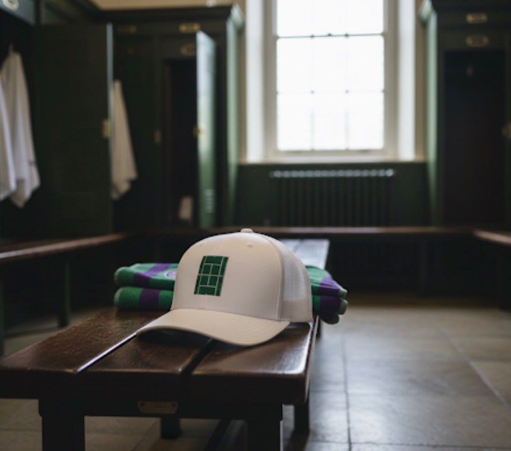 LONDON Tennis Trucker Cap white - Golden Slam Tennis Apparel