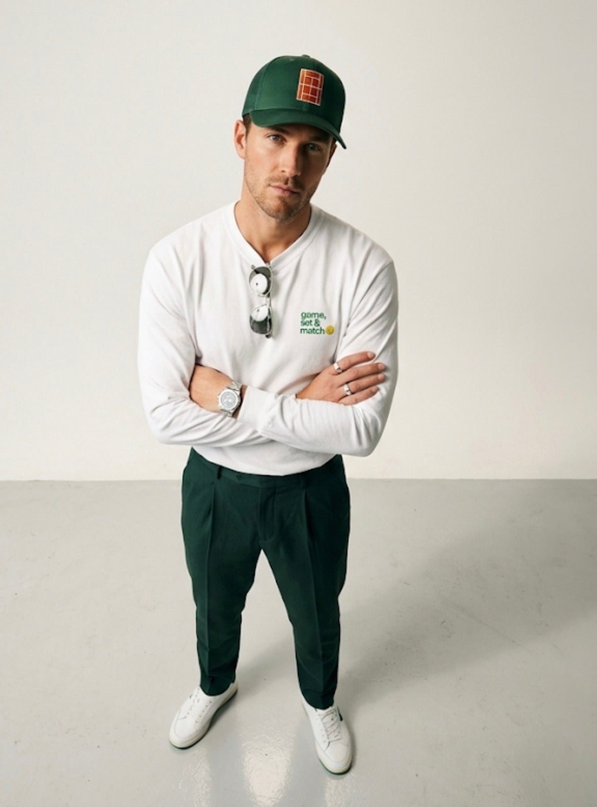 MATCH Long Sleeve Tennis Shirt - Golden Slam Tennis Apparel