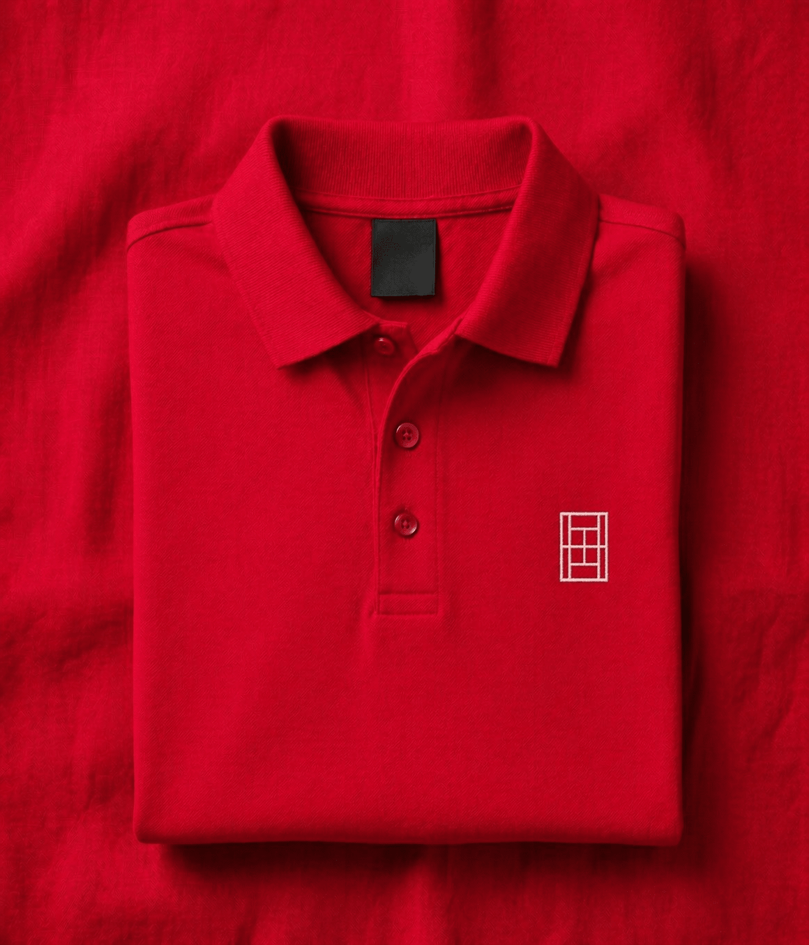 Match Point Red - Women's Polo Shirt fitted cut - Golden Slam Tennis Apparel