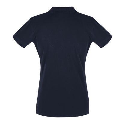 Monaco Midnight - Women's Tennis Polo Shirt fitted cut - Golden Slam Tennis Apparel