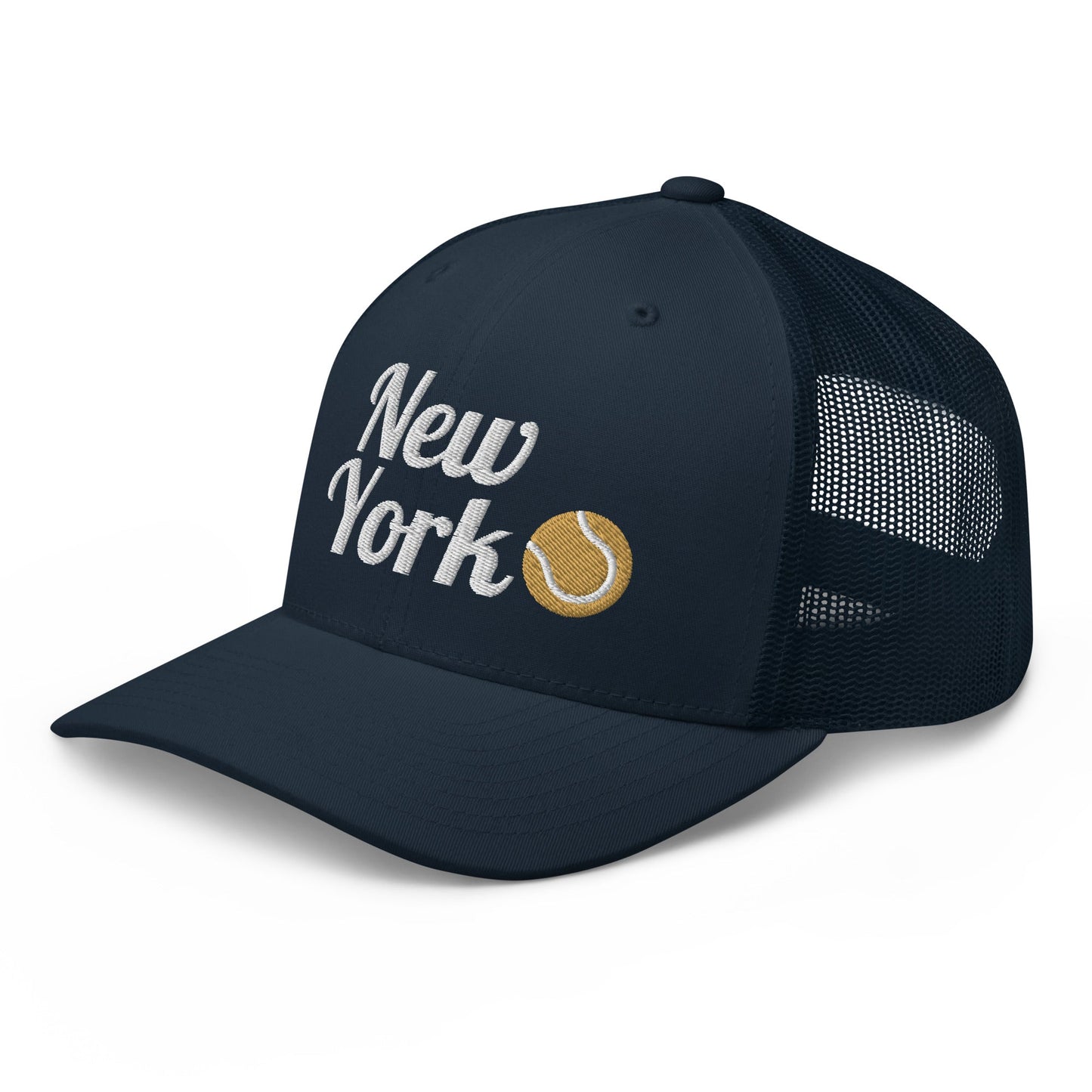 New York Tennis Trucker Cap - Golden Slam Tennis Apparel