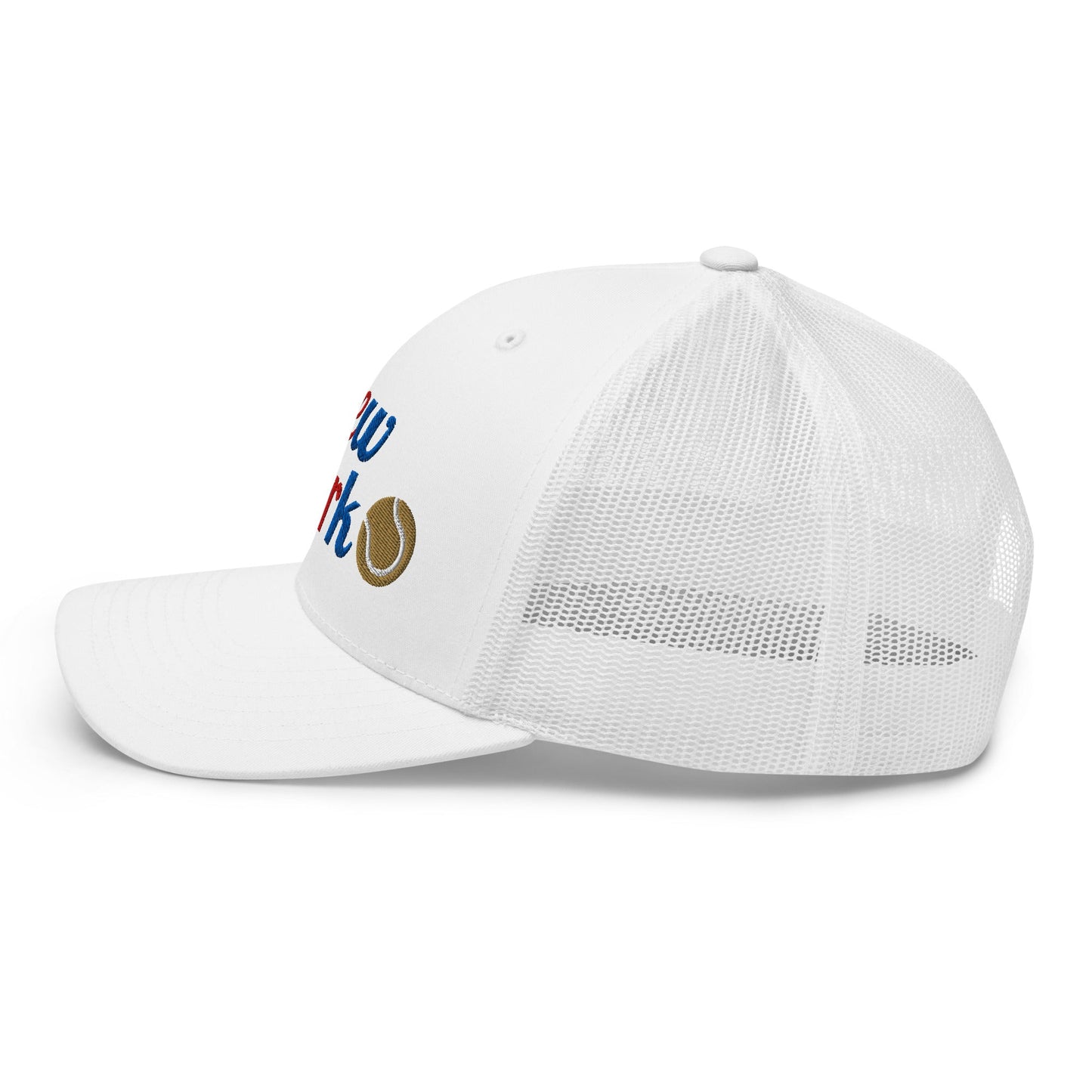 New York Tennis Trucker Cap USA white - Golden Slam Tennis Apparel