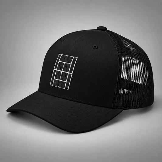 Night Session Trucker Cap - Golden Slam Tennis Apparel