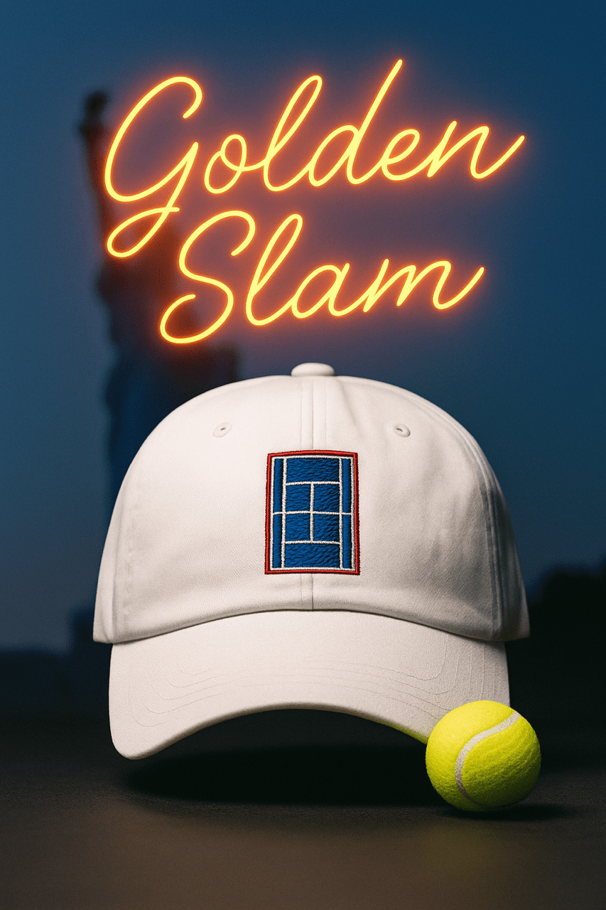 NYC Tennis baseball cap - Golden Slam Tennis Apparel