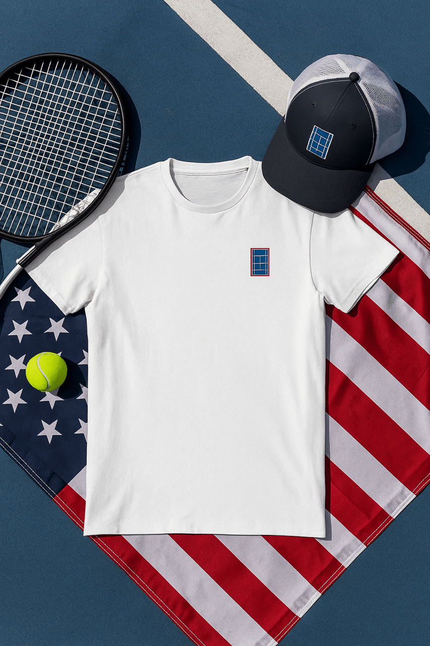 NYC Tennis T-Shirt, Unisex - Golden Slam Tennis Apparel
