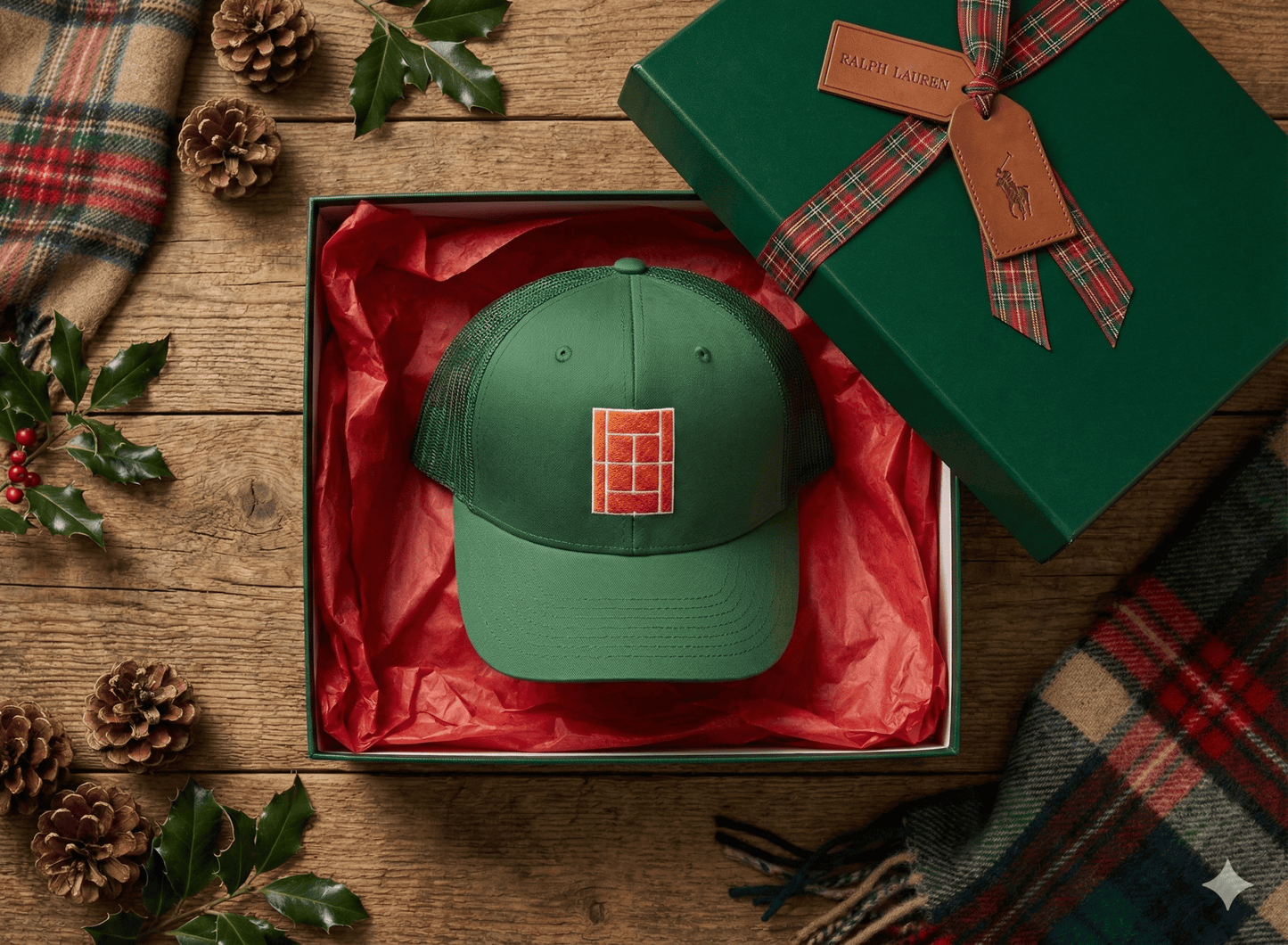 PARIS Tennis Trucker Cap - Golden Slam Tennis Apparel