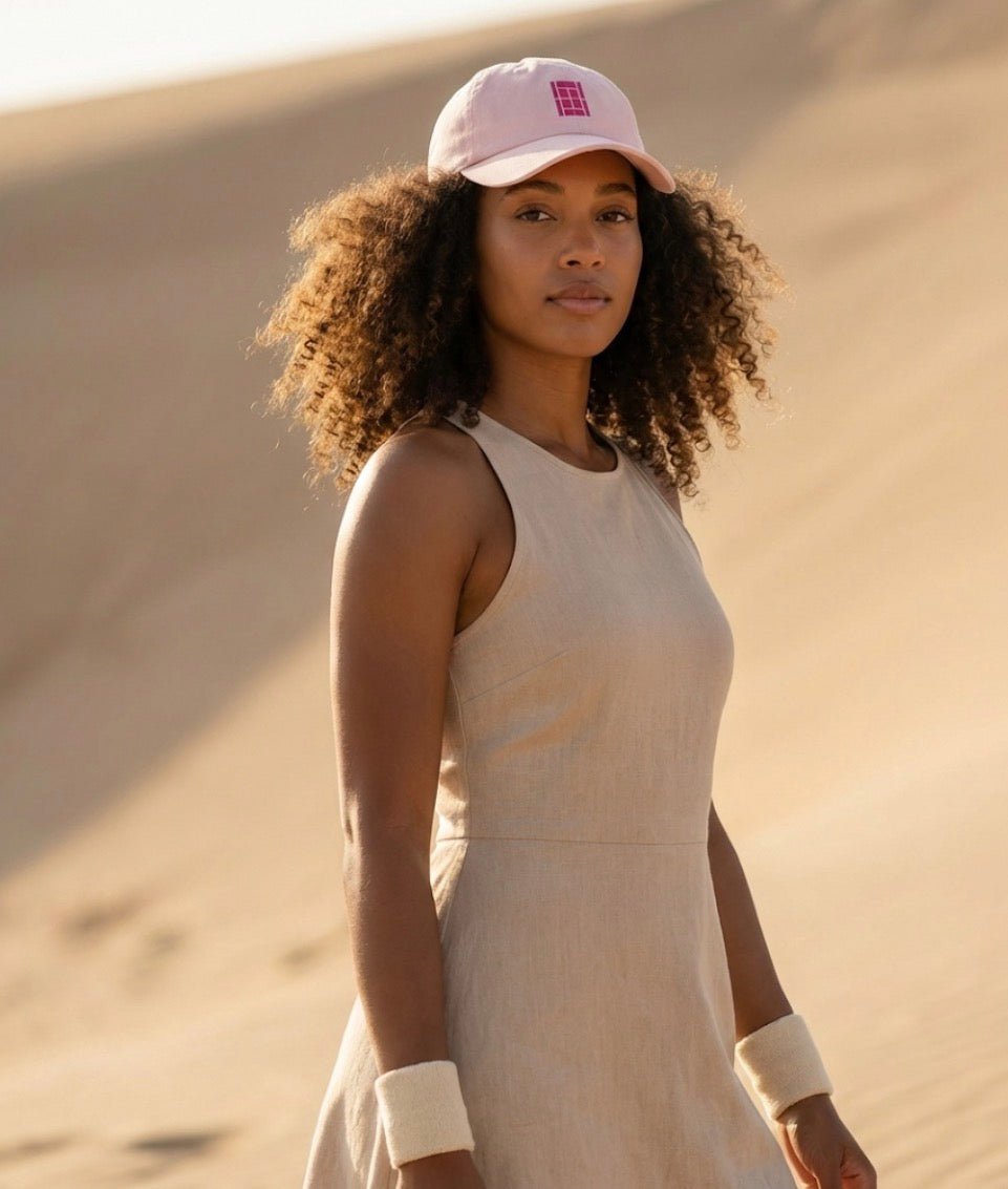 PINK Tennis baseball cap - Golden Slam Tennis Apparel