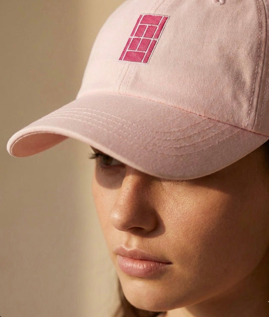 PINK Tennis baseball cap - Golden Slam Tennis Apparel