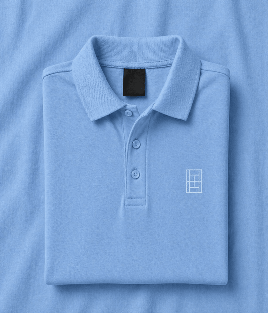 Riviera Blue - Women's Tennis Polo Shirt fitted cut - Golden Slam Tennis Apparel
