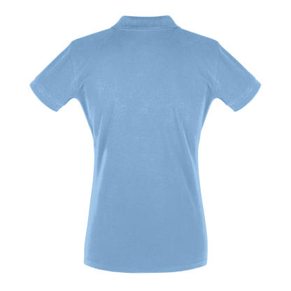Riviera Blue - Women's Tennis Polo Shirt fitted cut - Golden Slam Tennis Apparel