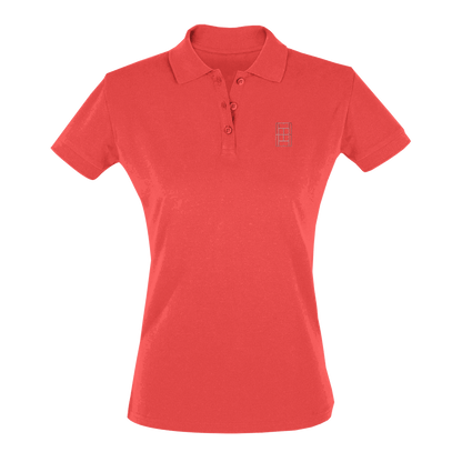 Rose Court - Women's Tennis Polo Shirt fitted cut - Golden Slam Tennis Apparel