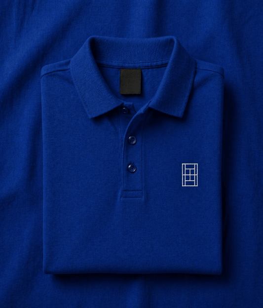Royal Court Blue - Women's Tennis Polo Shirt fitted cut - Golden Slam Tennis Apparel