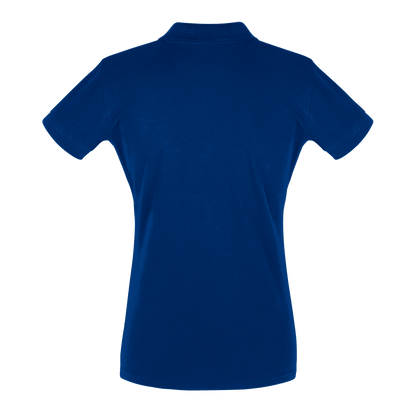 Royal Court Blue - Women's Tennis Polo Shirt fitted cut - Golden Slam Tennis Apparel