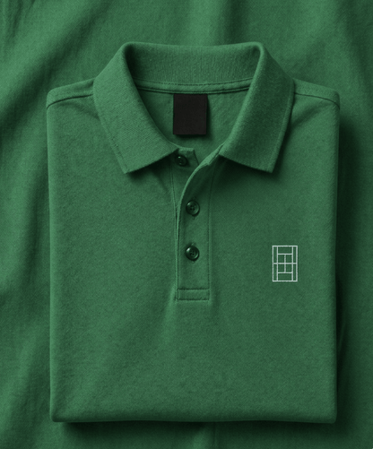 Smash Green - Women's Tennis Polo Shirt fitted cut - Golden Slam Tennis Apparel