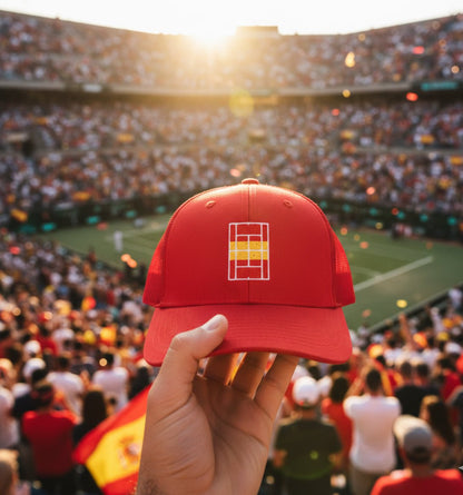 SPAIN Tennis Trucker Cap - Golden Slam Tennis Apparel