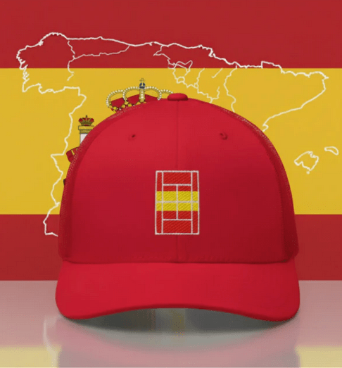 SPAIN Tennis Trucker Cap - Golden Slam Tennis Apparel