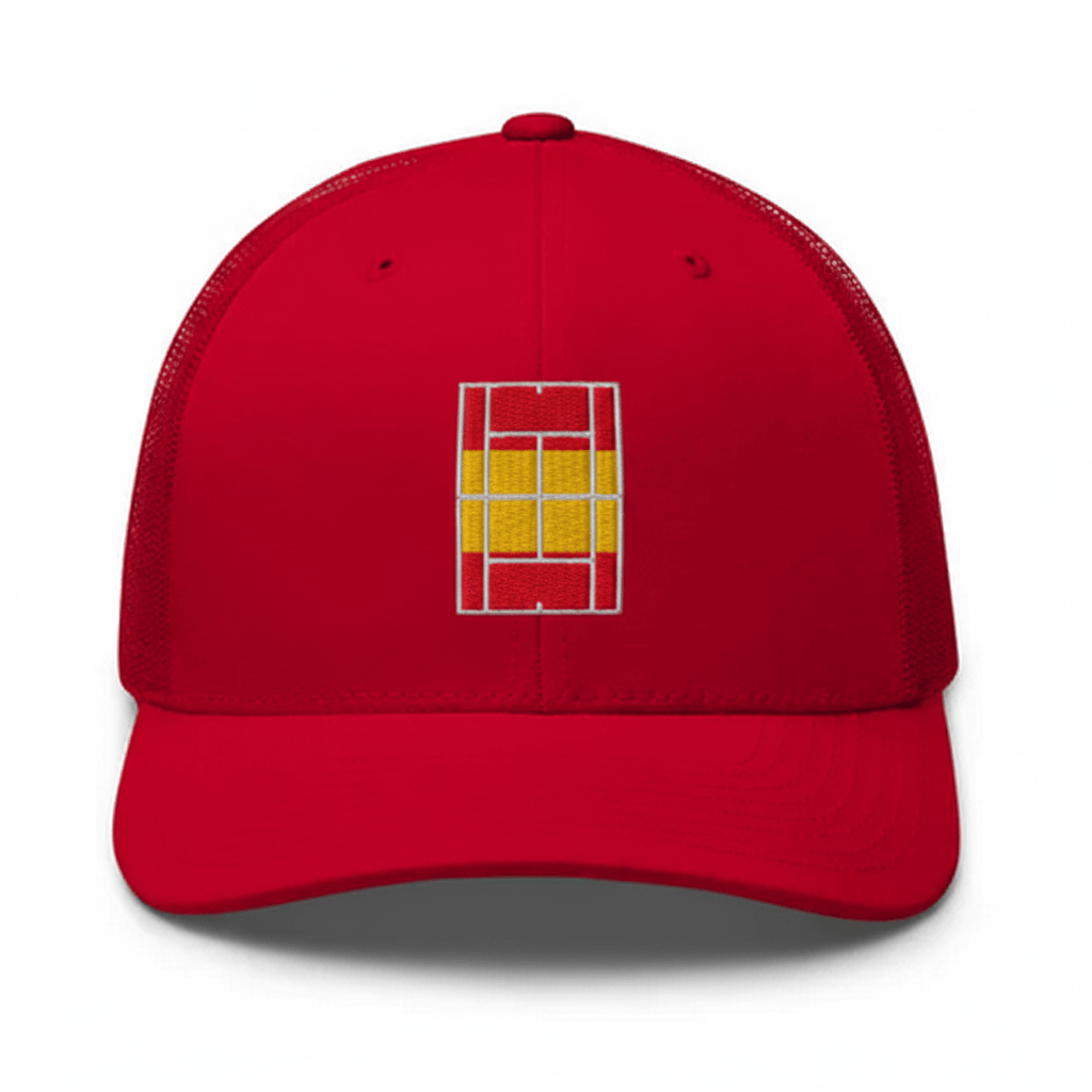 SPAIN Tennis Trucker Cap - Golden Slam Tennis Apparel