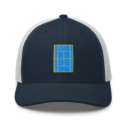 SWEDEN Tennis Trucker Cap - Golden Slam Tennis Apparel