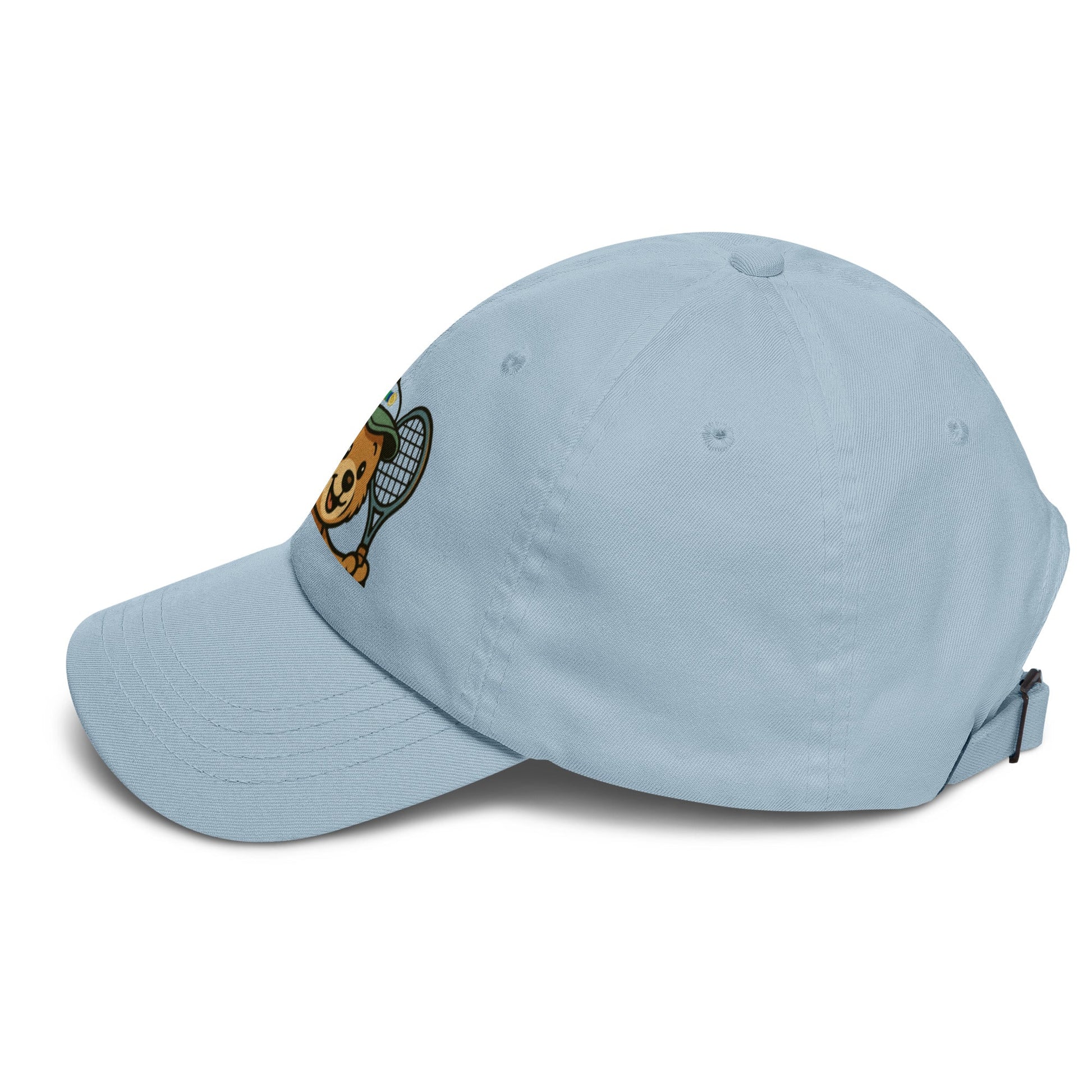 Teddy bear tennis cap light blue - Golden Slam Tennis Apparel