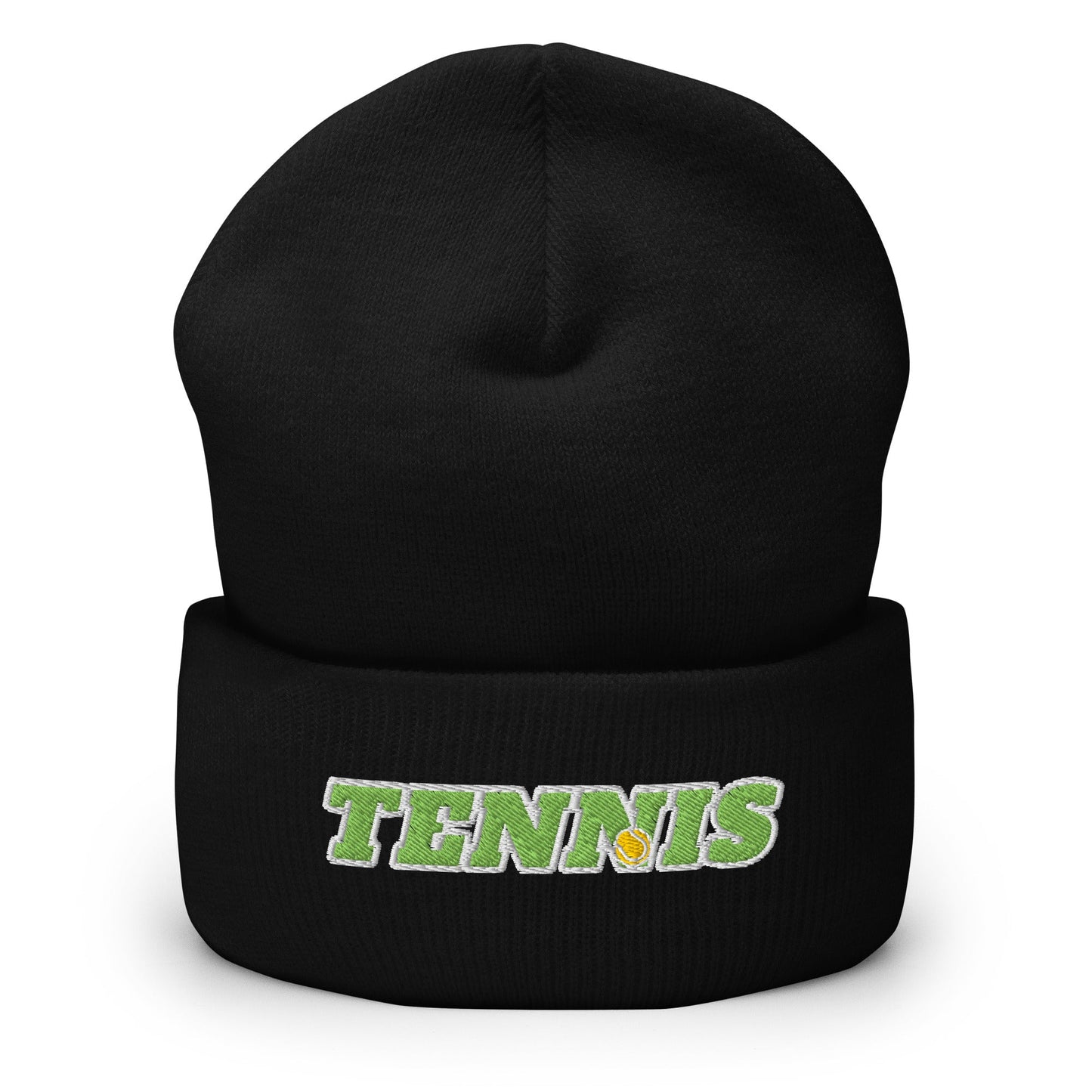 TENNIS Beanie Unisex black - Golden Slam Tennis Apparel