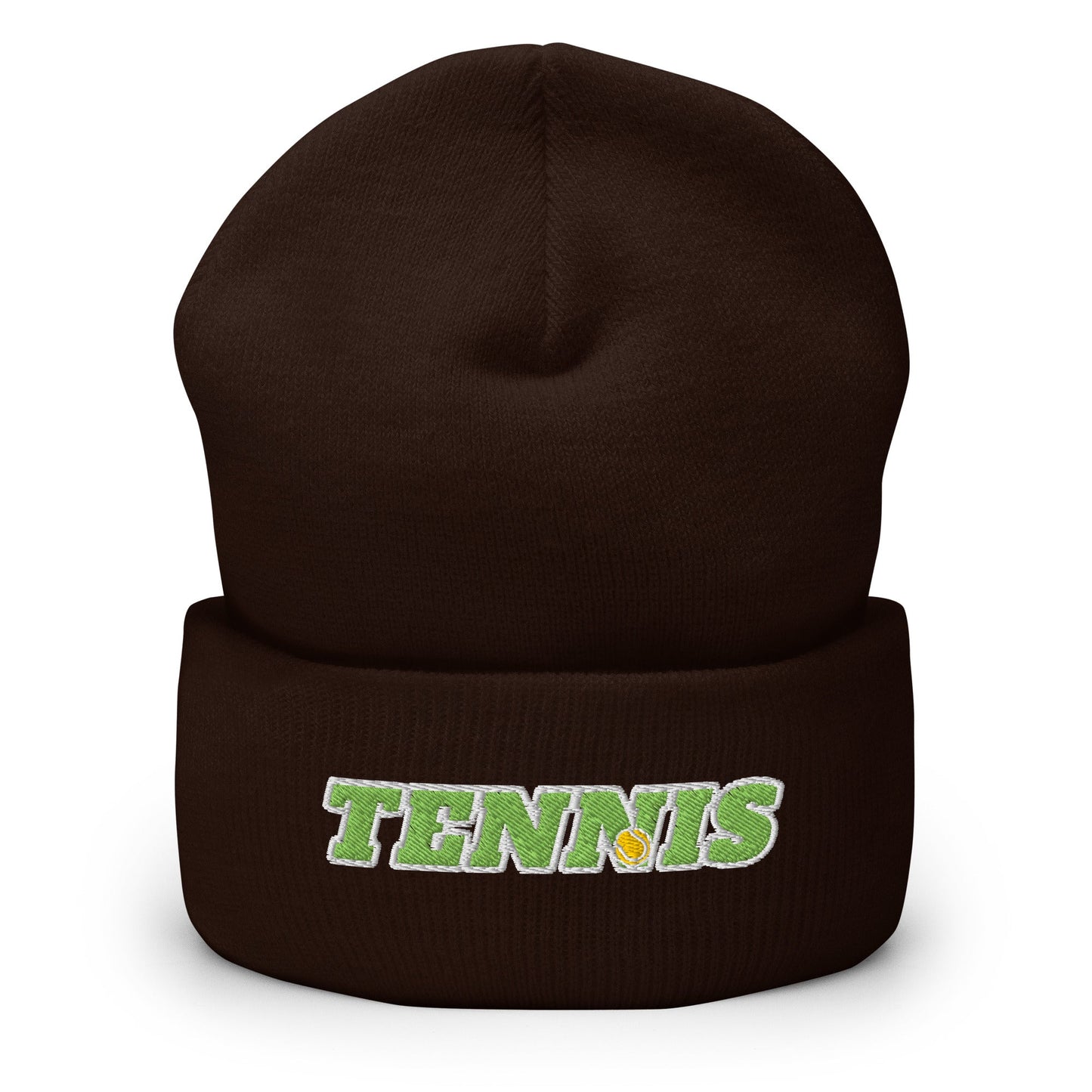TENNIS Beanie Unisex brown - Golden Slam Tennis Apparel