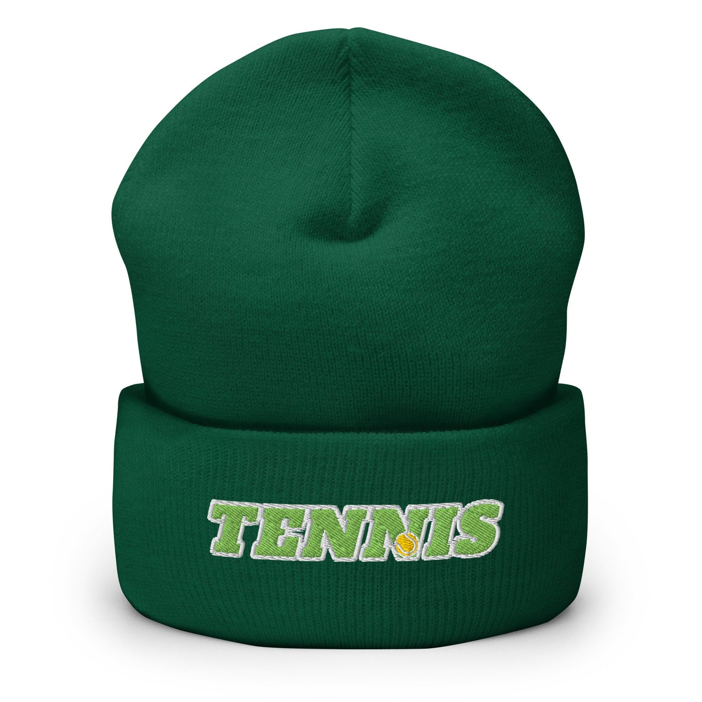 TENNIS Beanie Unisex green - Golden Slam Tennis Apparel