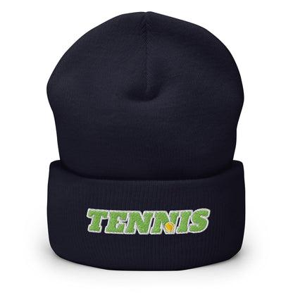 TENNIS Beanie Unisex navy - Golden Slam Tennis Apparel