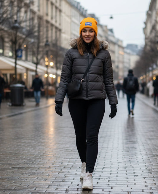 TENNIS COURT Beanie Unisex - Golden Slam Tennis Apparel