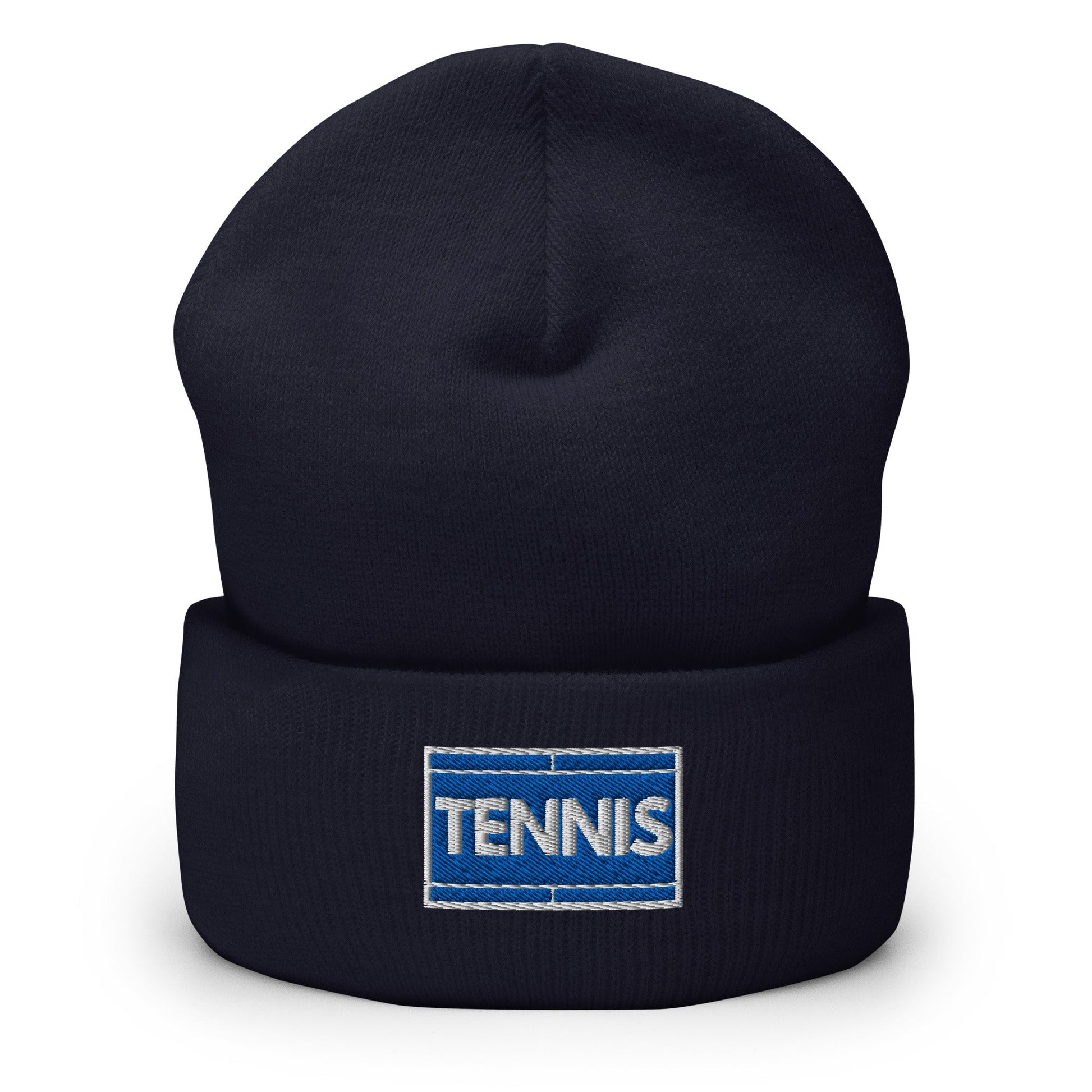 TENNIS COURT Beanie Unisex black - Golden Slam Tennis Apparel