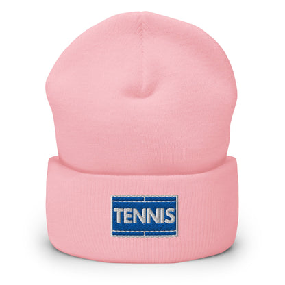 TENNIS COURT Beanie Unisex pink - Golden Slam Tennis Apparel