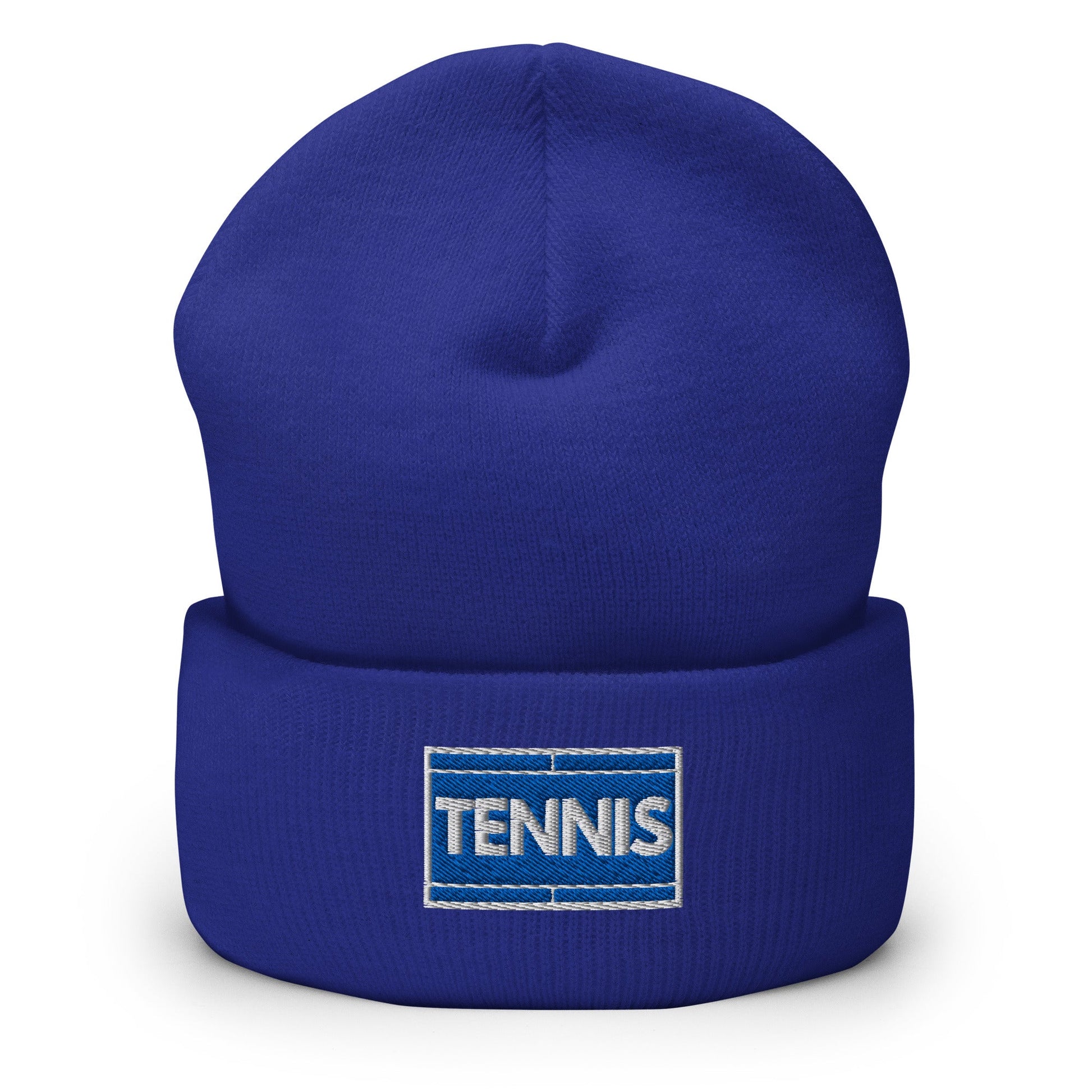 TENNIS COURT Beanie Unisex royal - Golden Slam Tennis Apparel