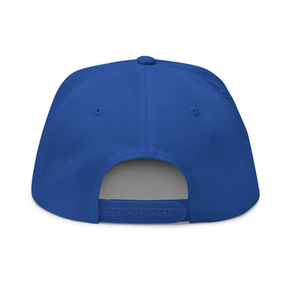 TENNIS Flat Bill Cap Blue - Golden Slam Tennis Apparel