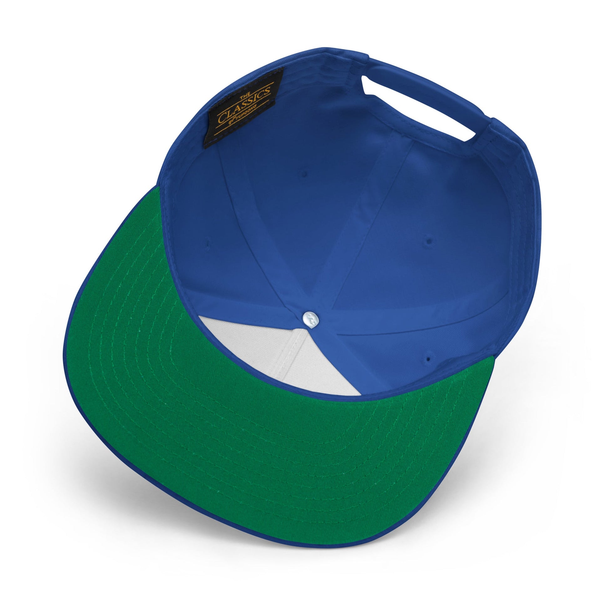 TENNIS Flat Bill Cap Blue - Golden Slam Tennis Apparel