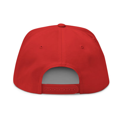 TENNIS Flat Bill Cap Red - Golden Slam Tennis Apparel