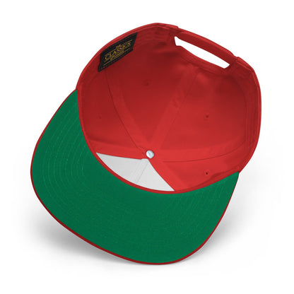 TENNIS Flat Bill Cap Red - Golden Slam Tennis Apparel