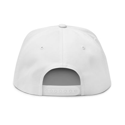 TENNIS Flat Bill Cap White - Golden Slam Tennis Apparel