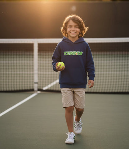 TENNIS Kids eco hoodie - Golden Slam Tennis Apparel