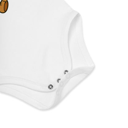 Tennis teddy bear organic baby bodysuit girl - Golden Slam Tennis Apparel