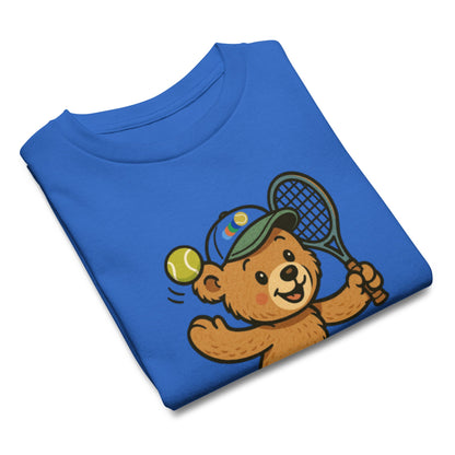 Tennis teddy bear t-shirt kids - Golden Slam Tennis Apparel