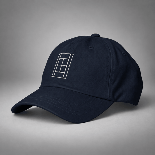 The COURT Tennis baseball cap, navy - Golden Slam Tennis Apparel